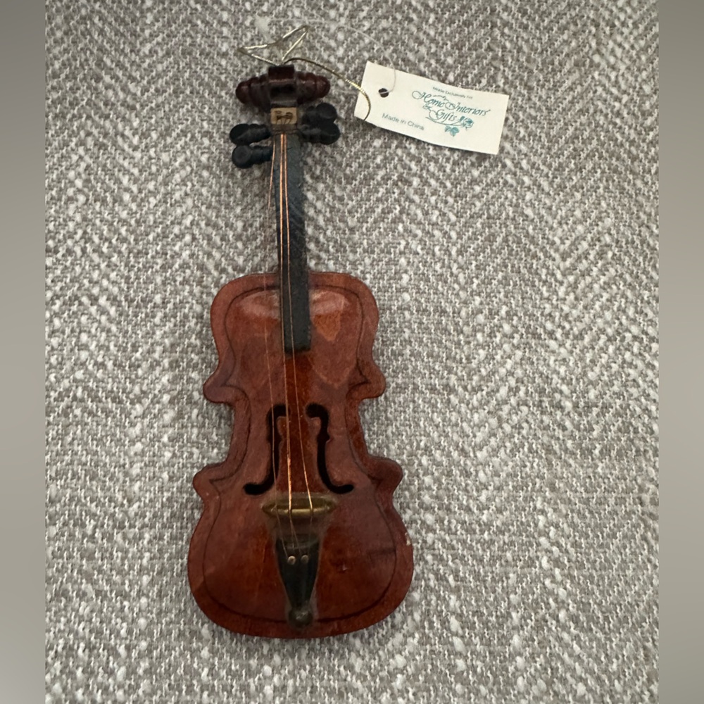 Vintage Violin tree ornament